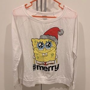 Spongebob Nickelodeon Long Sleeve Tshirt sz L